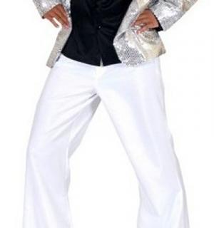 Pantalon disco blanc taille 36/38
