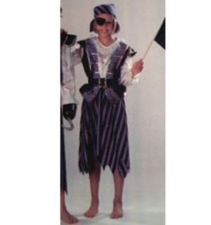 Pirate fille bleu 11/13 ans