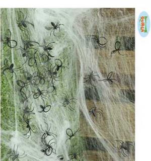 Sac de 50 araignées plastique