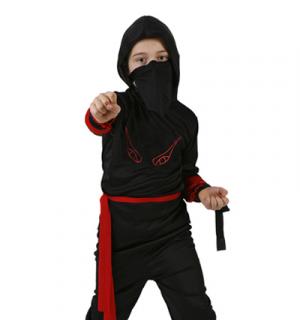 Ninja noir/rouge 7/8 ans