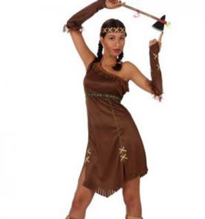 Indienne marron sexy taille S
