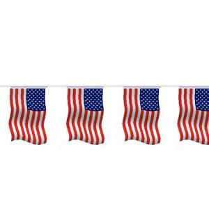 Guirlande USA en tissu 6m