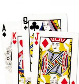 4 Cartes a jouer de 54 cm