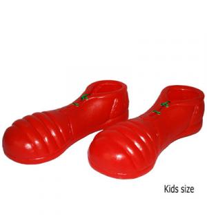 Chaussure clown plastique enfant