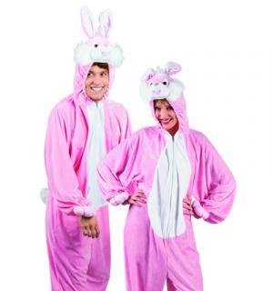 Combinaison de Lapin rose taille L/XL