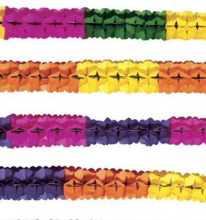 Guirlande boa multicolore