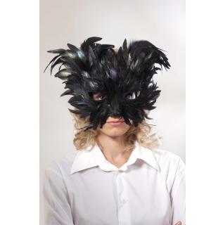 Loup chat plume