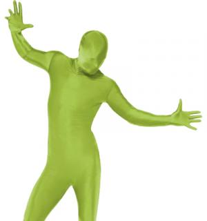 Seconde peau morphsuit verte taille XL