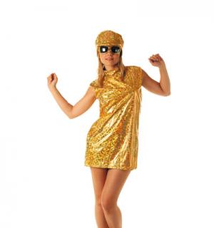 Robe an 70 or taille XL