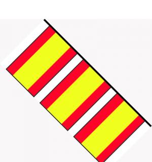Guirlande Espagne 10 mètres 20 pavillons