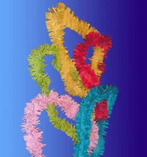 5 Colliers hawai papier