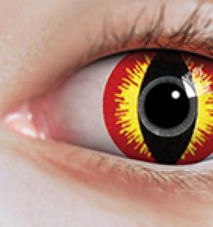 Paire de lentilles cosmétiques DRAGON