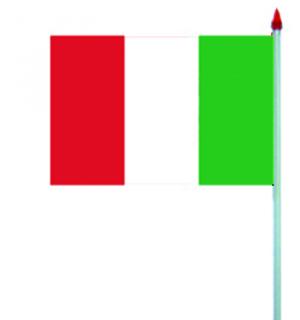 10 Drapeaux plastique Italie