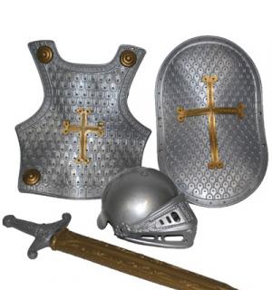 Set chevalier enfant argent