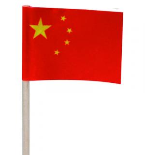 50 Mini drapeaux chine