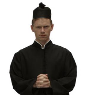 Prêtre curé Don Camillo taille XXL