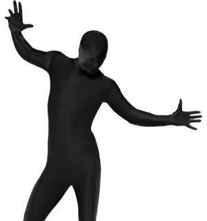Seconde peau morphsuit noire taille M/L