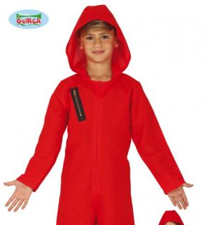 Braqueur de banque rouge taille 7/9 ans