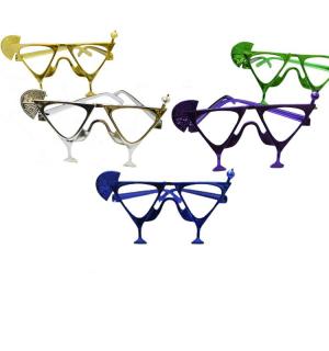 Lunette cocktail effet métallisé