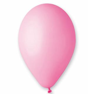 50 ballons latex 25cm rose pâle fabriqués en France