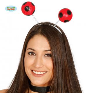 Diademe coccinelle à boules