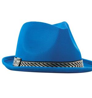 Lot de 100 borsalinos polyester Tony bleu électrique