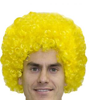 Perruque pop jaune