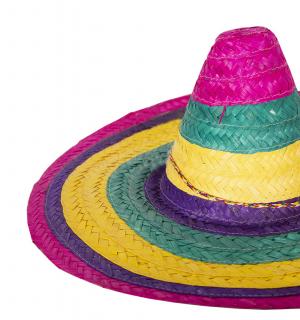 Sombrero mexicain multicolore