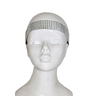 Bandeau de tête Strass argent