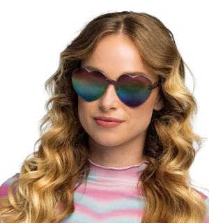 Lunettes coeur miroir (N39)