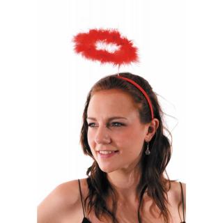 Auréole d'ange rouge