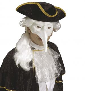 Loup docteur de la peste blanc