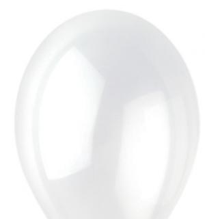 100 ballons latex 28cm transparent
