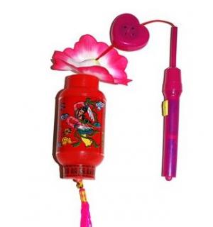 Lanterne chinoise musicale et lumineuse