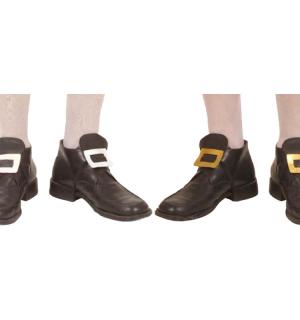 Boucle de chaussures or ou argent