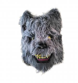 Masque de loup à poils gris