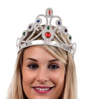 Couronne de reine argentée