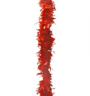 Boa en plumes 1.80m 45-50g rouge