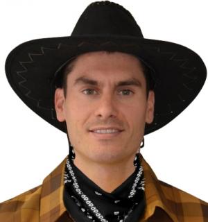 Bandana cowboy noir