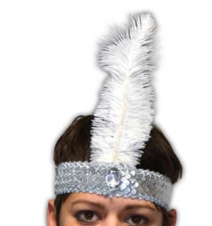 Bandeau charleston argent
