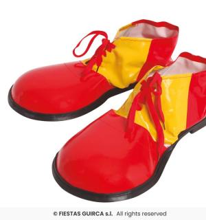 Chaussures clown souples 34cm