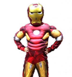 Déguisement Iron Man musclé taille 140cm