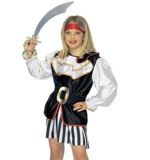 Pirate fille luxe 8/10 ans