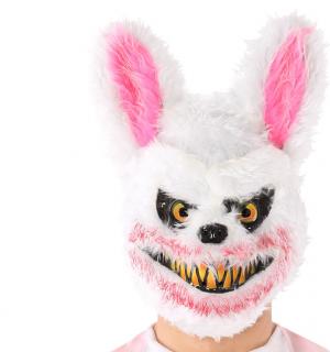 Masque lapin blanc tueur
