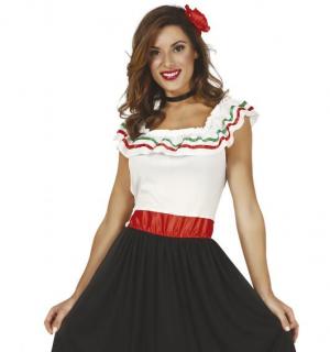 Robe mexicaine longue traditionnelle taille S
