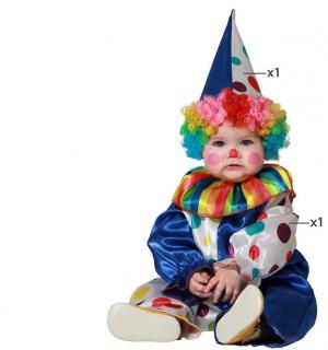 Petit clown satin 1/2 ans