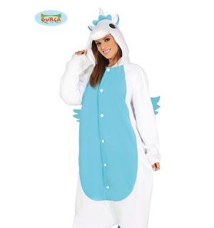 Kigurumi licorne bleu