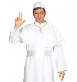 Pape Catholique blanc taille M/L