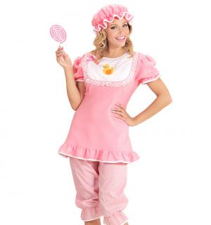 Bébé femme rose taille XL