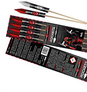 Fusées Tropic Red Warrior Rockets CP323